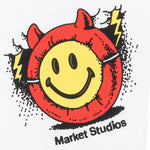 Smiley Masked T-Shirt - White