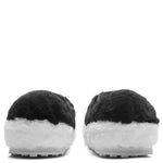 Black Teddy Tennis Sneaker - Lily White/Black