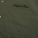 Solid Color Hawaiian S/S Shirt - Olive Drab