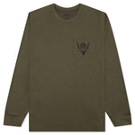 L/S Round Pocket Tee - Olive