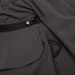 Multi-Pocket Belted 2 Way Pant - Charcoal