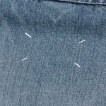Denim Jacket with Corduroy Collar - Light Blue