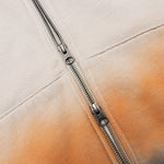Spray Dyed Zip Thru Hoodie - Grey Dyed