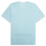 4G Cotton Towelling T-Shirt - Sky Blue