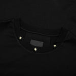 Star Print Standard T-Shirt - Black