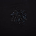 Embroidered Floral Logo Standard - Black