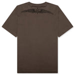 Wings Cotton T-Shirt - Khaki
