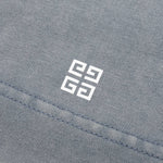 Distressed Logo T-Shirt - Military Blue