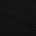 Star Print Sleeveless Big Armhole T-Shirt - Black