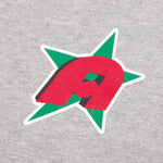Star A Zip Up Hoodie - Heather Grey