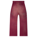 Star Studded Sweatpant - Burgundy