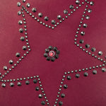 Star Studded Sweatpant - Burgundy