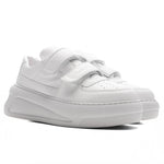 Velcro Strap Platform Sneakers - Optic White