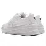 Velcro Strap Platform Sneakers - Optic White