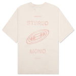 Stereo Mono Tee - Cream