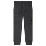 Brushed Cargo Fleece Pants - Melange Dark Grey