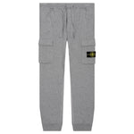 Brushed Cargo Fleece Pants - Melange Grey