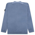 Brushed Crewneck Sweatshirt - Avio Blue