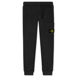 Cotton Fleece Cargo Pants - Black