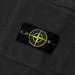 Cotton Fleece Cargo Pants - Black