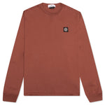 Patch Logo L/S Tee - Brick Red