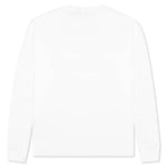 Patch Logo L/S Tee - White