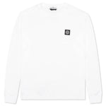 Patch Logo L/S Tee - White
