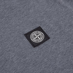 Patch Logo S/S Tee - Melange Dark Grey