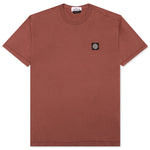 Patch Logo S/S Tee - Brick Red