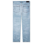 Straight Fit Aloha Patch Jean - Faded Indigo