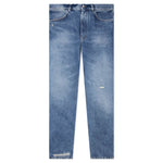 Slim Fit Trousers - Ocean Blue