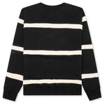 Stripe Sweatshirt - Black/Natural