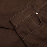 Studded Carpenter Pants - Dark Brown