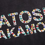 Studded Logo Tee - Washed Black