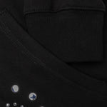 Studded Pullover Hoodie - Black