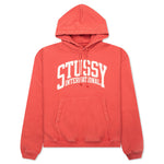Stussy Intl Relaxed Hoodie - Washed Red