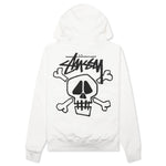 Skull & Bones Pigment Dyed Hoodie - Natural