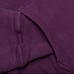 Skull & Bones Pigment Dyed Hoodie - Purple