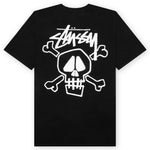 Skull & Bones Pigment Dyed Tee - Black