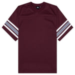 Surfman Mesh Football Jersey - Burgundy