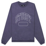 Varsity Oversized Crew - Washed Blue
