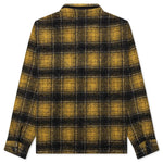 Wool Plaid Zip Shirt - Yellow