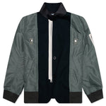 Suiting X Nylon Twill Jacket - Navy/Khaki