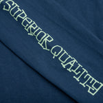 Superior Quality Pig. Dyed Ls - Navy