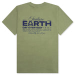 Sustained Earth Tee - Oil Green