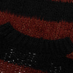 Striped Sweater - Black/Brown