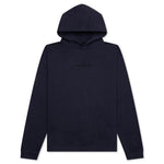 Tonal Upside Down Logo Hoodie - Blue/Tonal Embroidery