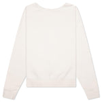 Reverse Applicated Stitch Logo Sweatshirt - Ecru