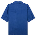 Poplin Bowling Shirt - Mazarine Blue