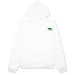 Organic Cotton Hoodies With Wordsearch Flower Print - Natural White